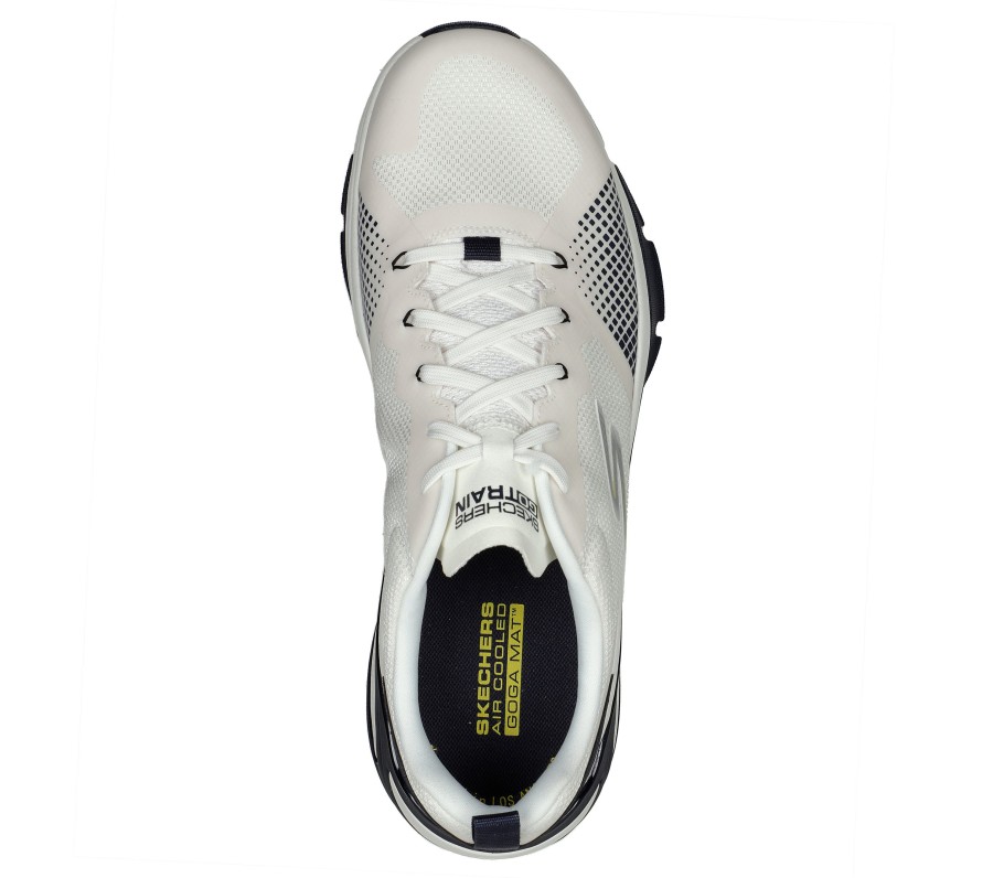 SKECHERS Skechers Go Train Stability - Strong Form White / Navy Athletic Sneakers