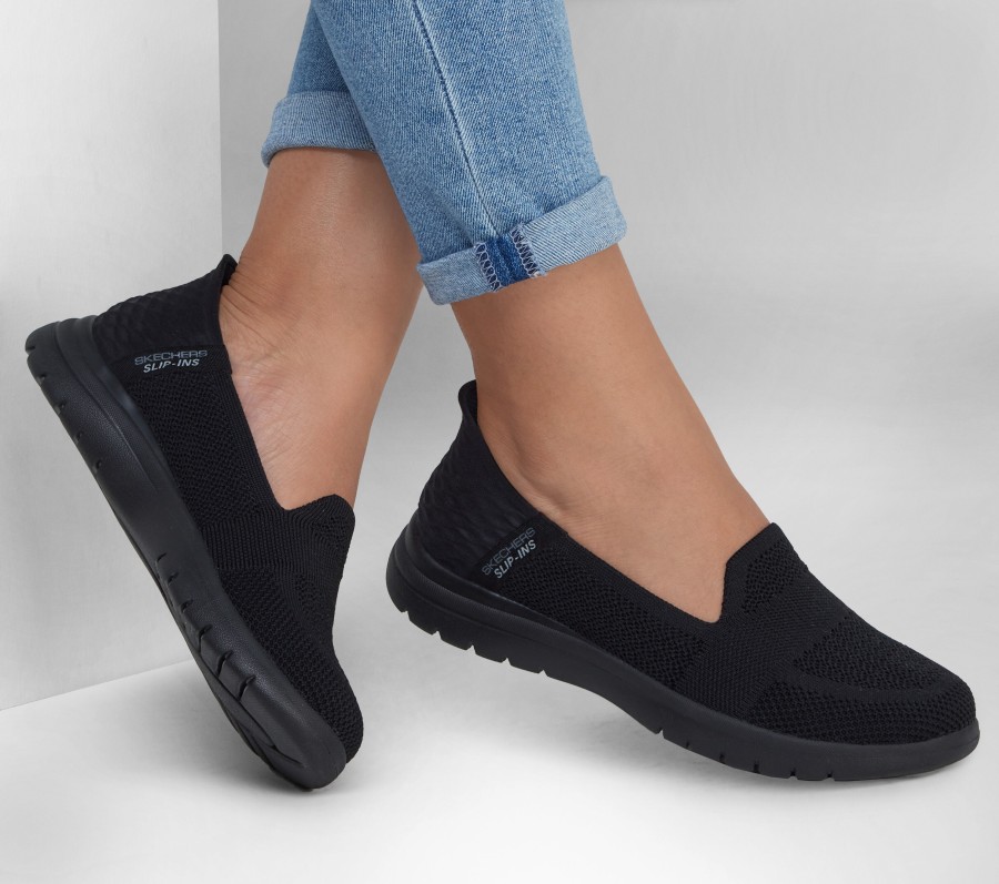 SKECHERS Skechers Slip-Ins: On-The-Go Flex - Serene Black Slip-Ons