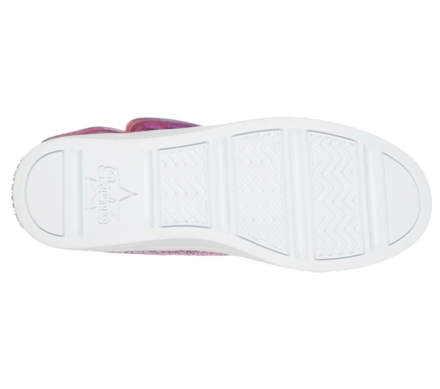 SKECHERS Twinkle Toes: Twi-Lites 2.0 - Butterfly Wishes Lavender / Multi Lace Up