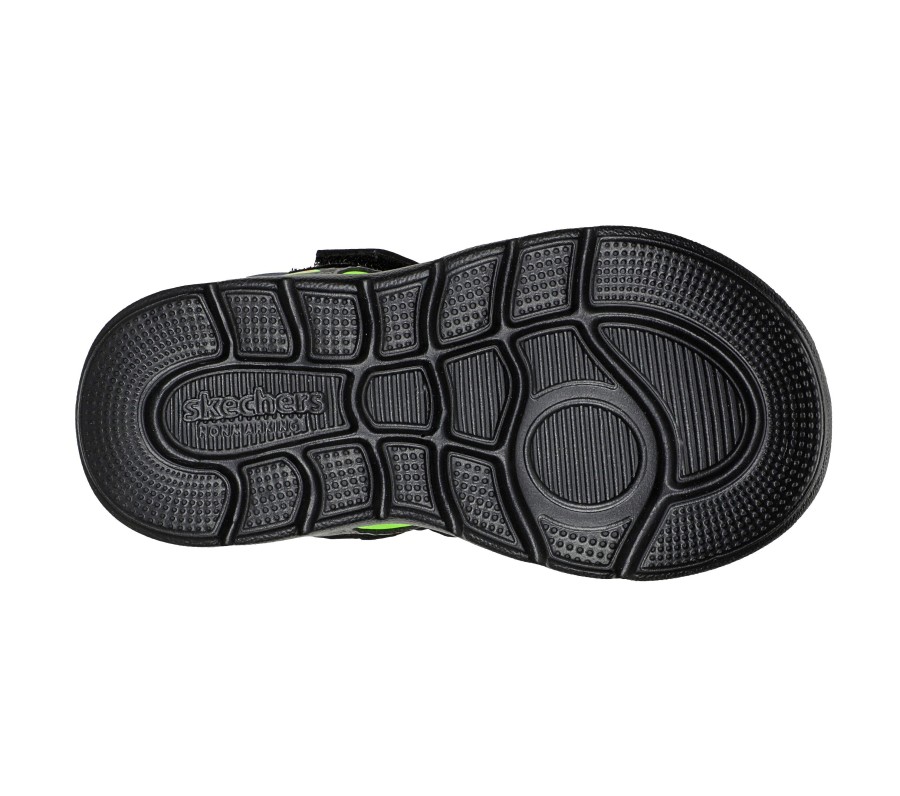 SKECHERS C-Flex Sandal 2.0 - Dino-Rays Black / Lime Sandals