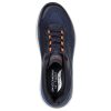 SKECHERS Max Cushioning Arch Fit Navy / Orange Athletic Sneakers