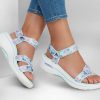 SKECHERS Skechers Go Walk Arch Fit - Ethereal Aqua / Multi Sandals