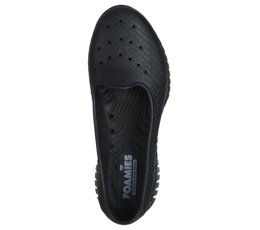 SKECHERS Foamies: Go Walk Smart - Sleek N Style Black Slip-Ons