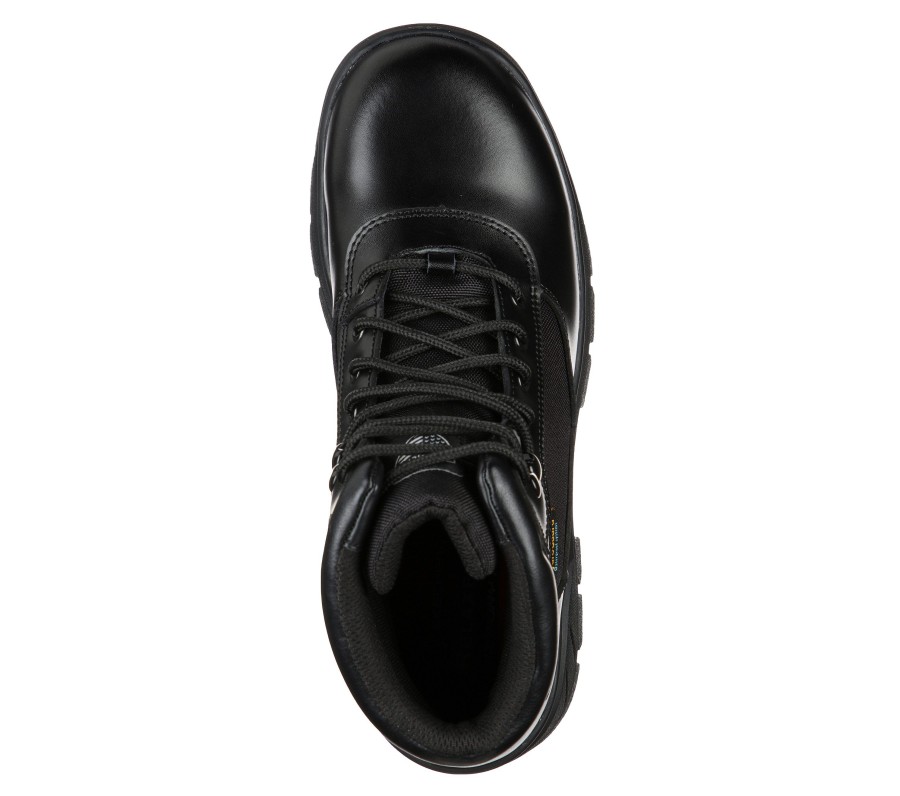 SKECHERS Work Relaxed Fit: Wascana - Benen Wp Tactical Black Work & Safety