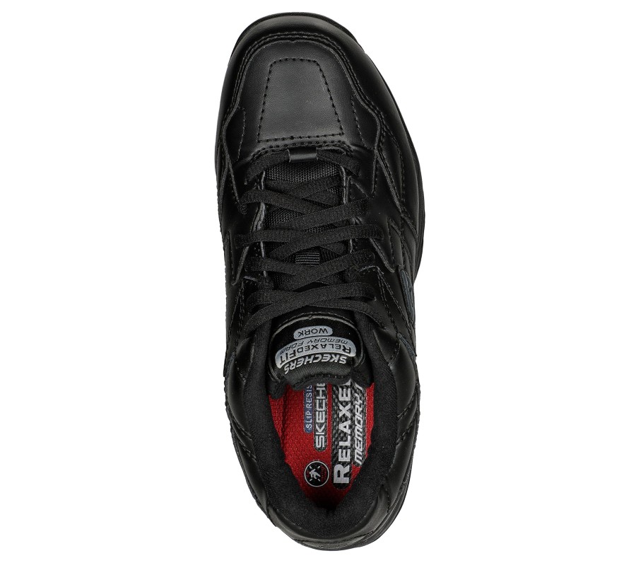 SKECHERS Work Relaxed Fit: Felton Sr Black Work & Safety