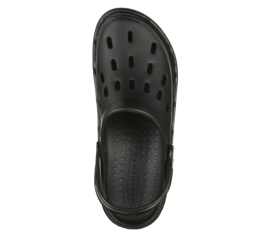 SKECHERS Foamies: Swifters - Steady Black Slip-Ons