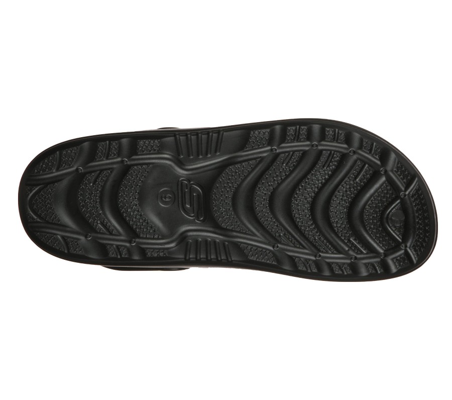 SKECHERS Foamies: Swifters - Steady Black Slip-Ons