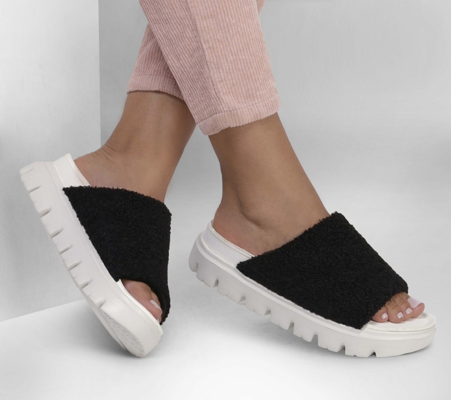 SKECHERS Malaga - Gracie Black Sandals