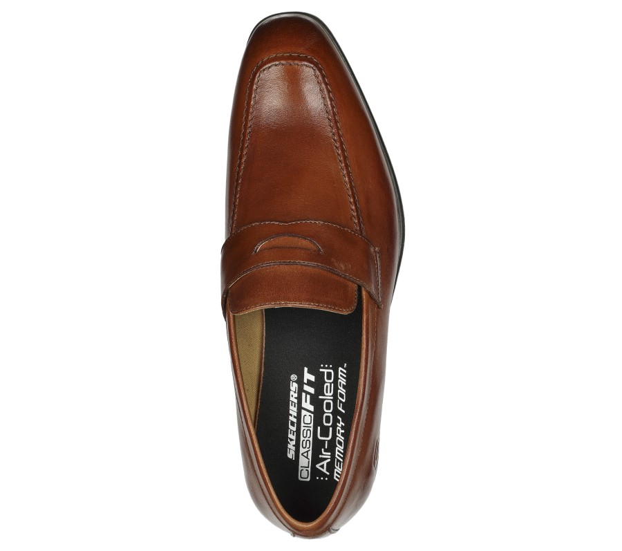 SKECHERS Trentmore - Corinth Cognac Slip-Ons