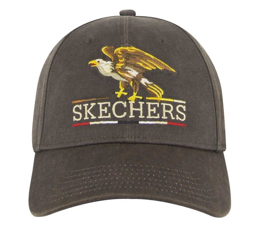 SKECHERS Eagle Canvas Hat Brown Accessories