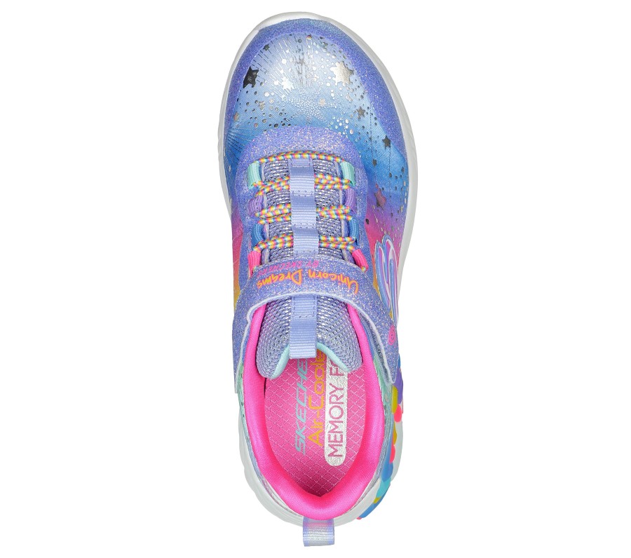 SKECHERS S-Lights: Unicorn Dreams Blue / Multi Light-Up