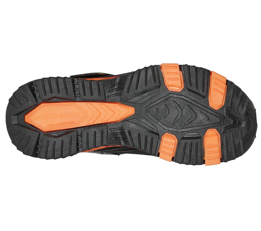 SKECHERS S Lights: Hydro Lights - Heat Stride Black / Red Light-Up