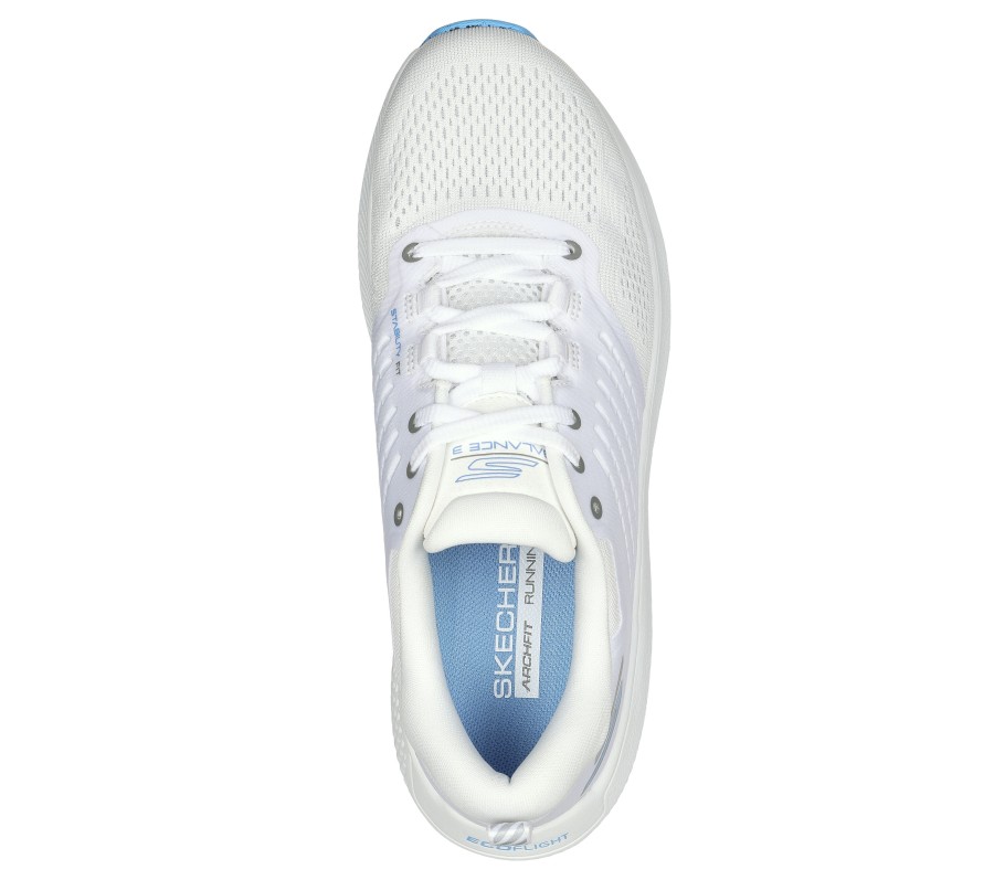 SKECHERS Go Run Arch Fit Balance 3 White Lace Up