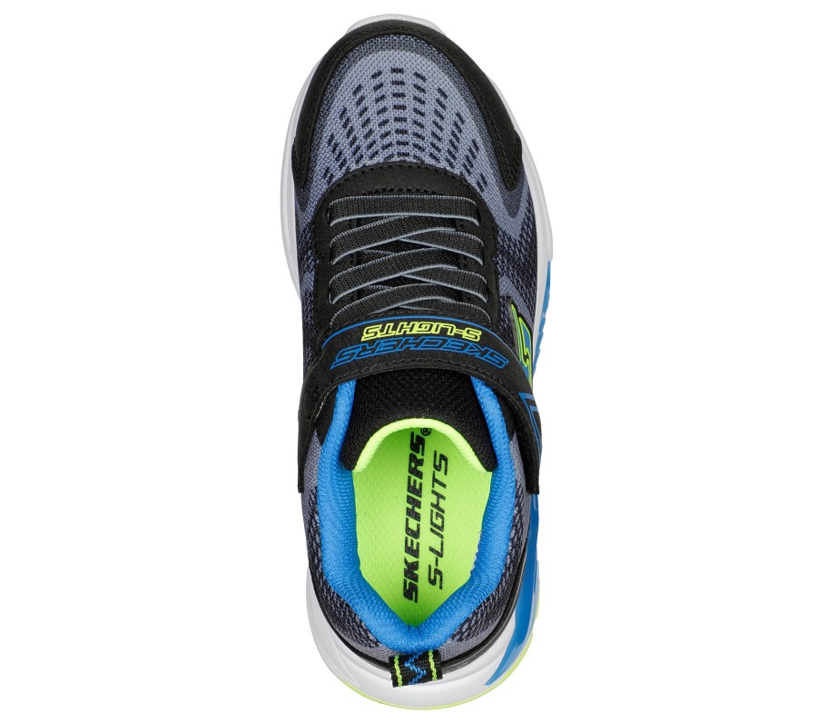 SKECHERS S Lights: Tri-Namics Black / Yellow / Blue Light-Up