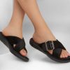 SKECHERS Skechers Go Lounge: Arch Fit Lounge - Lovely Black Slippers